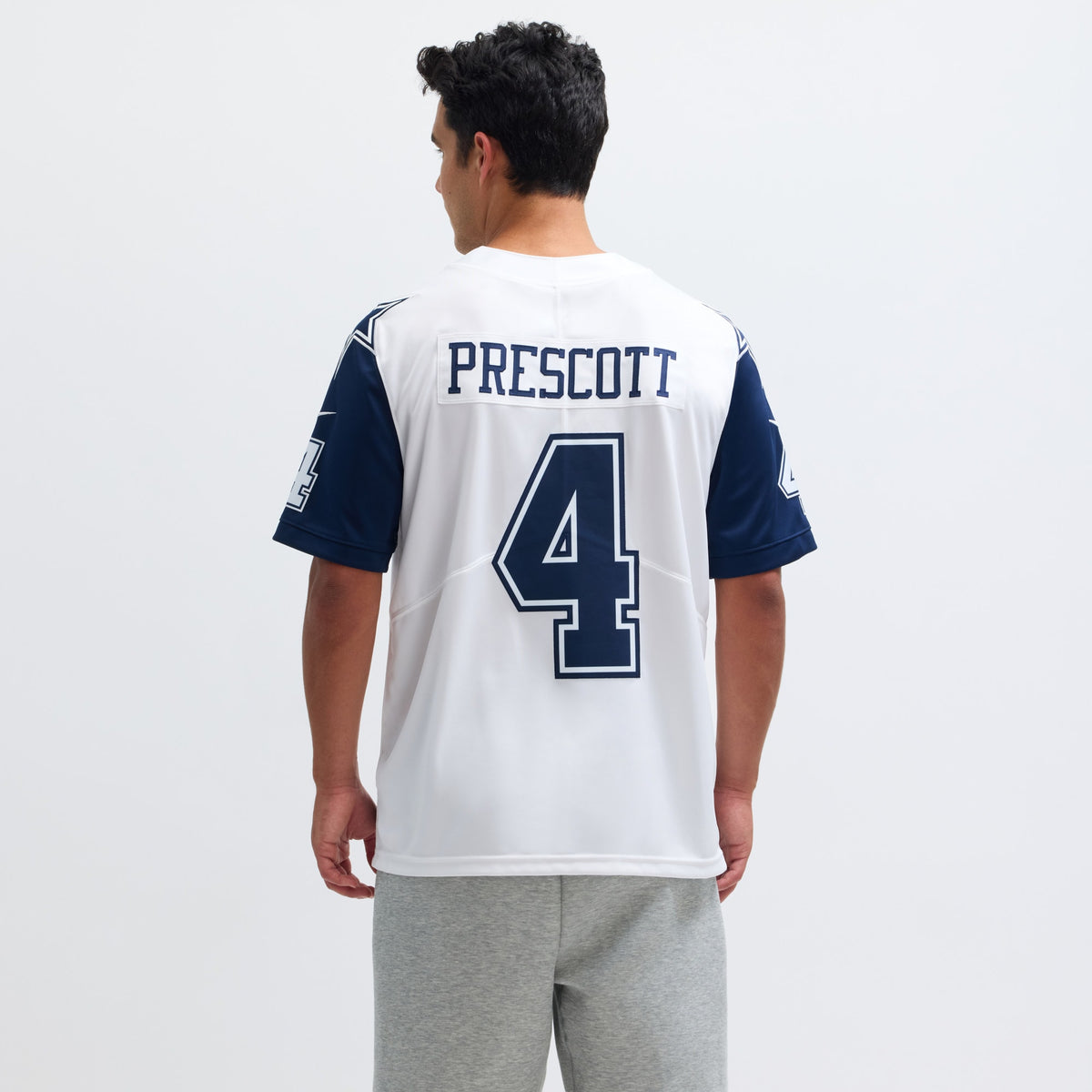 Dallas Cowboys Dak Prescott White Nike Color Rush Vapor Limited Jersey