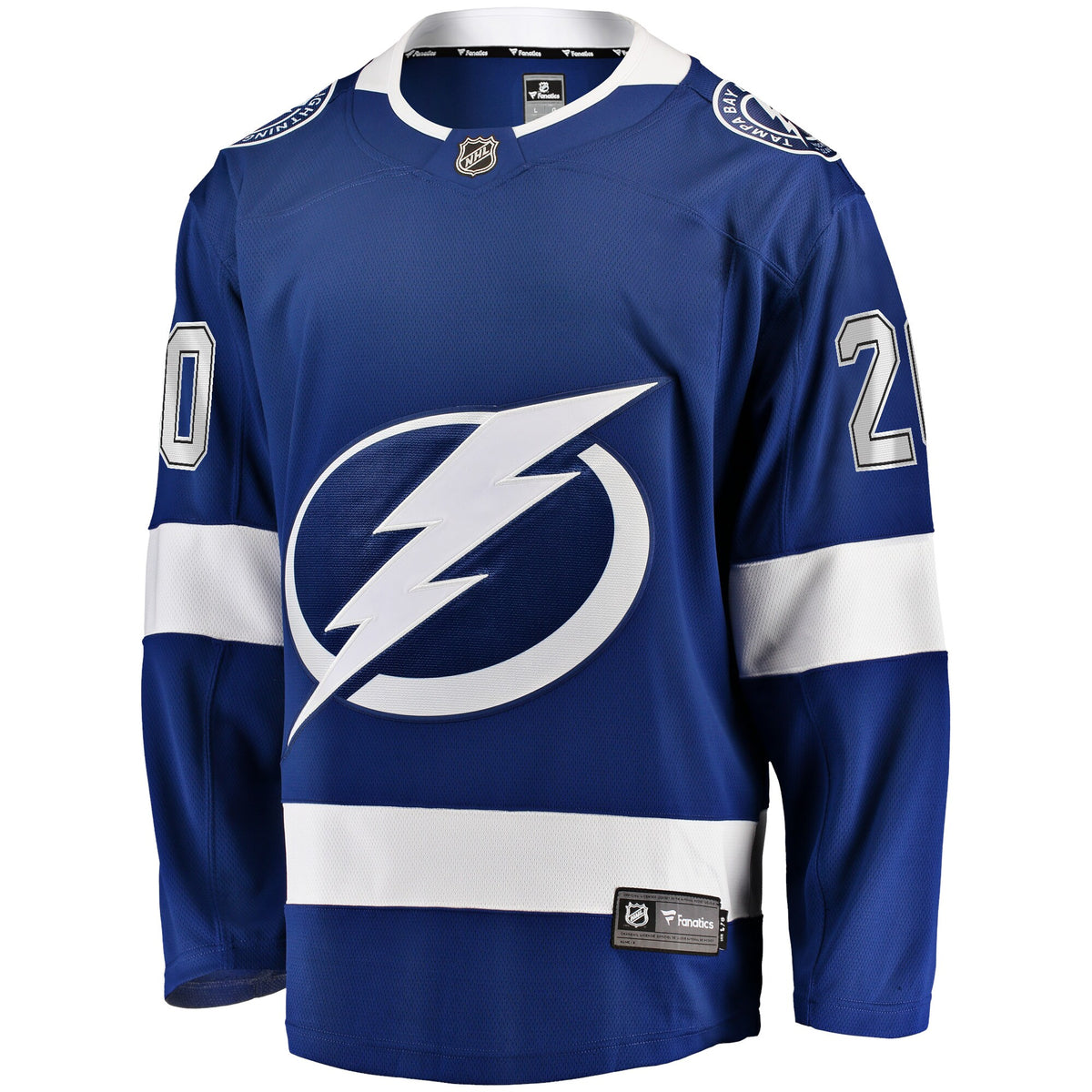 Tampa Bay Lightning Nicholas Paul Fanatics Blue Home Breakaway Player Jersey