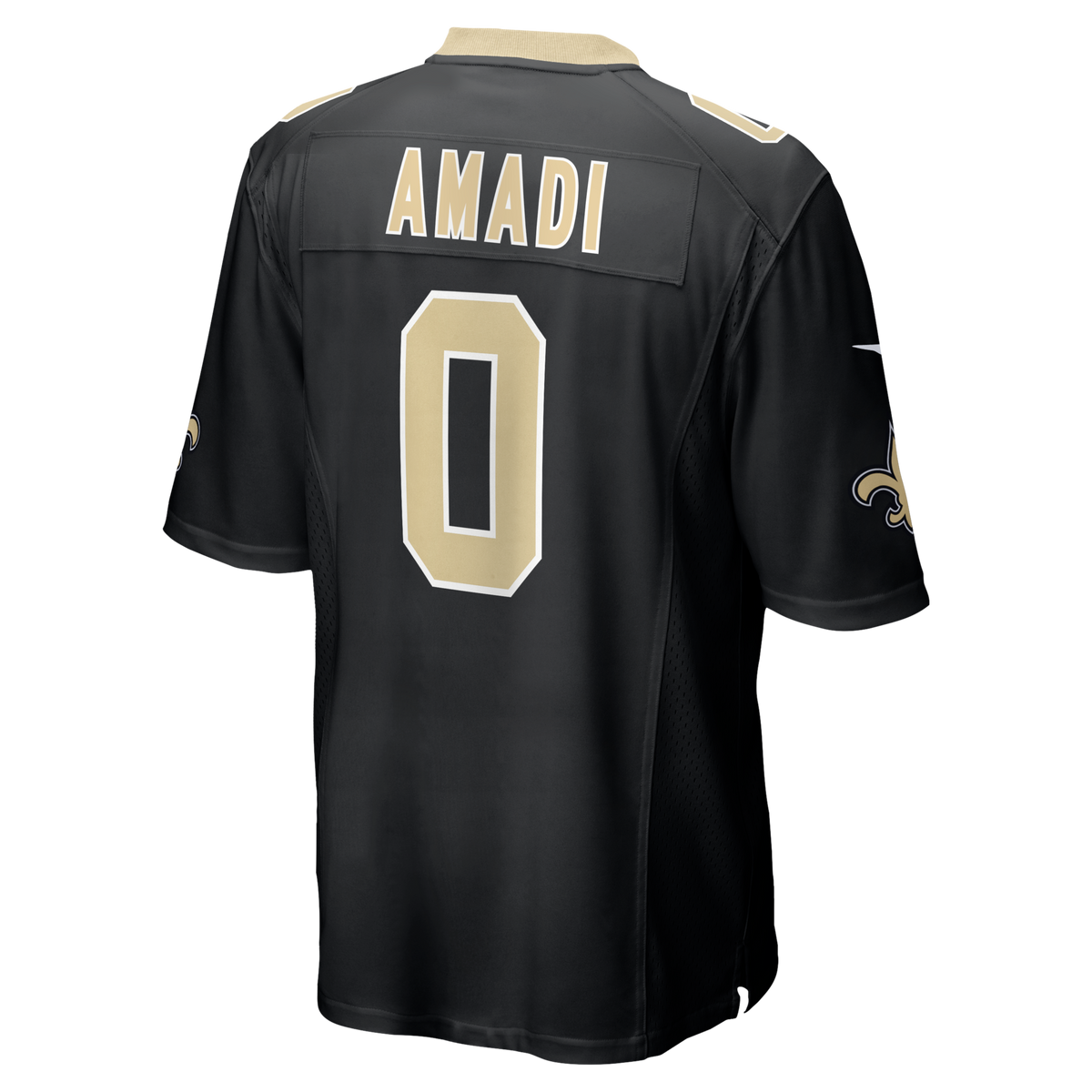 New Orleans Saints Ugo Amadi Nike Black Team Game Jersey