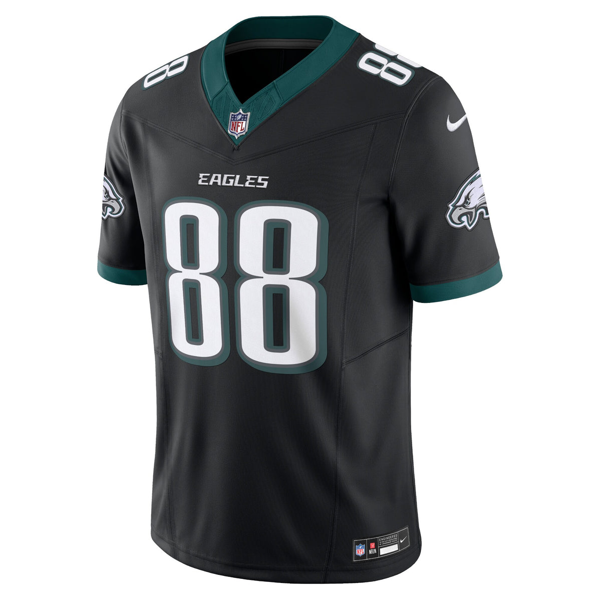 Philadelphia Eagles Dallas Goedert Nike Black Alternate Vapor F.U.S.E. Limited Jersey