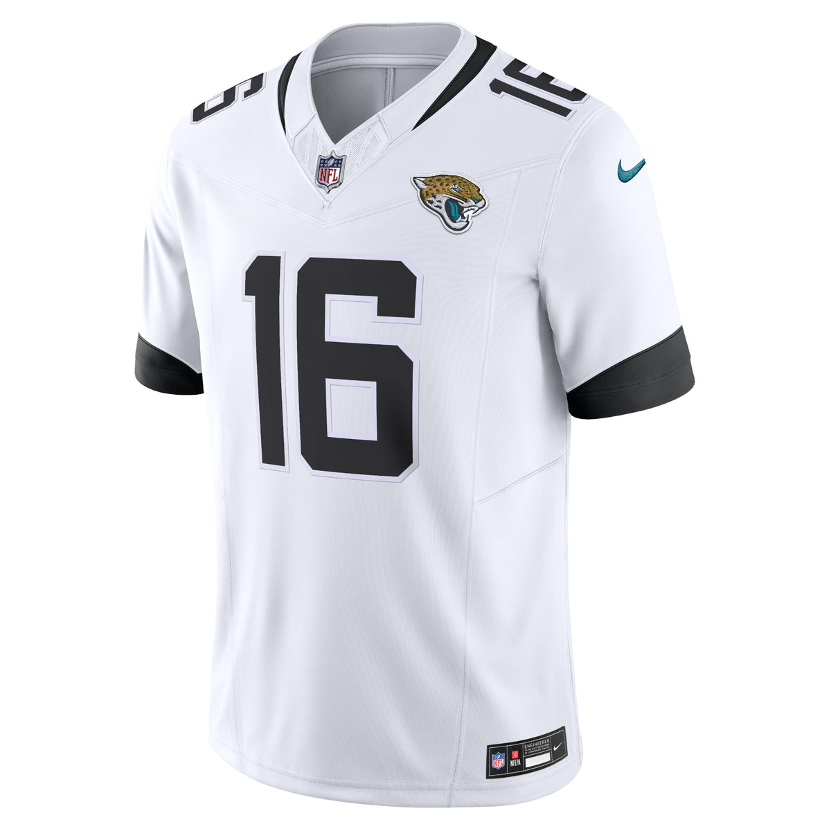 Jacksonville Jaguars Trevor Lawrence Nike White Vapor F.U.S.E. Limited Jersey