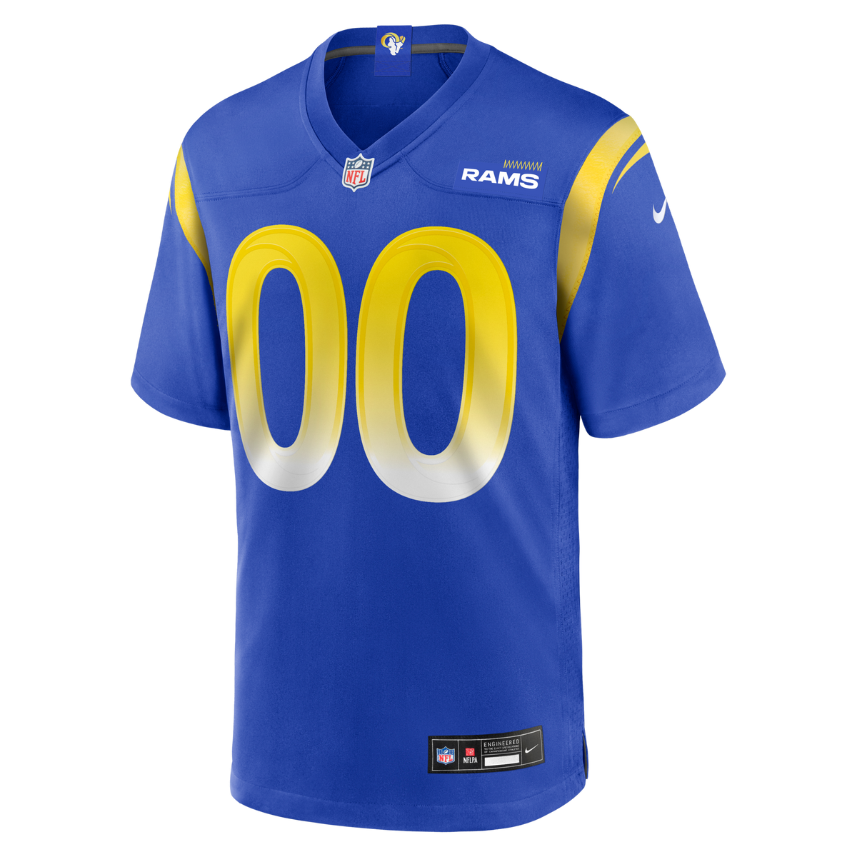 Los Angeles Rams Nike Royal Custom Game Jersey