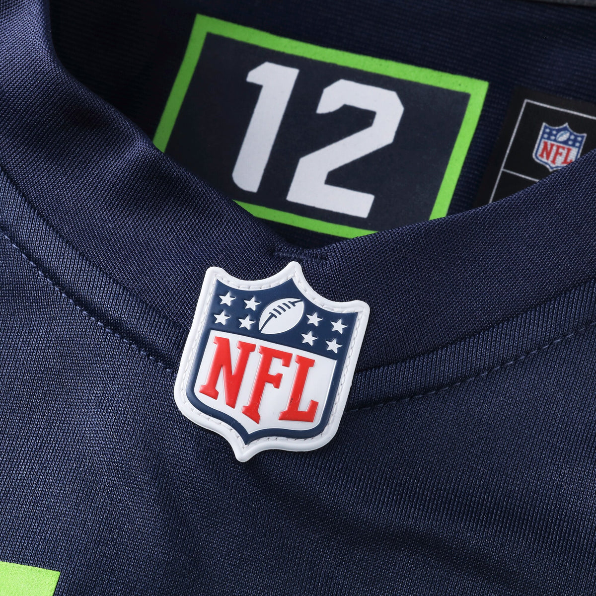 Seattle Seahawks 12s Nike College Navy Team Game Jersey