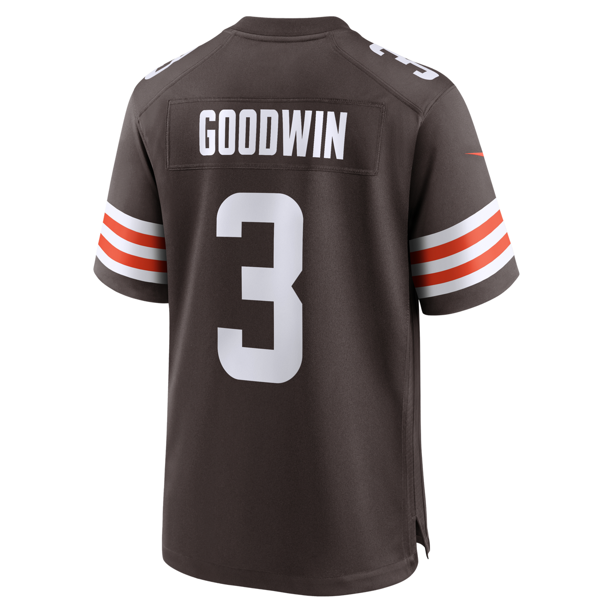 Cleveland Browns Marquise Goodwin Nike Brown Team Game Jersey