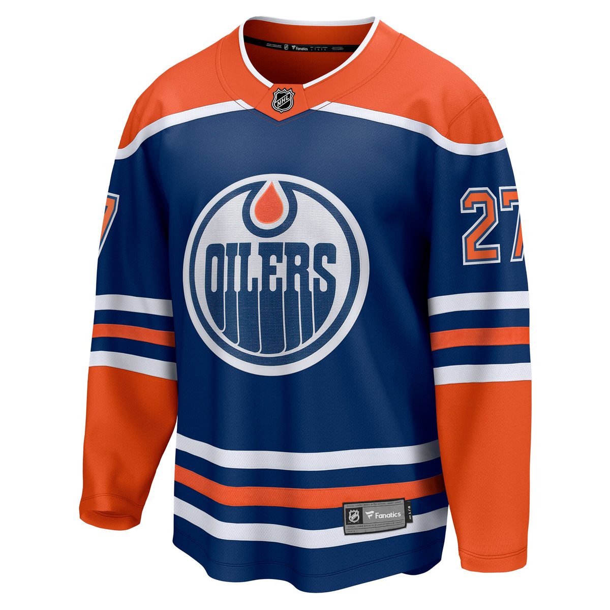 Edmonton Oilers Brett Kulak Fanatics Royal Home Breakaway Player Jersey