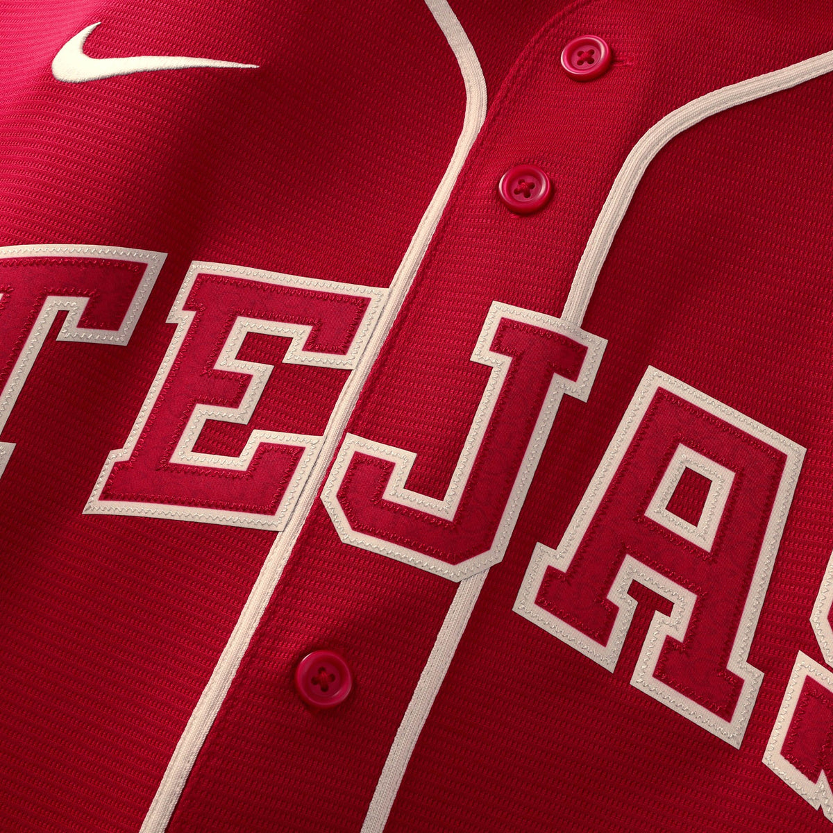 Texas Rangers Jacob deGrom Nike Red 2026 City Connect Stadium Jersey