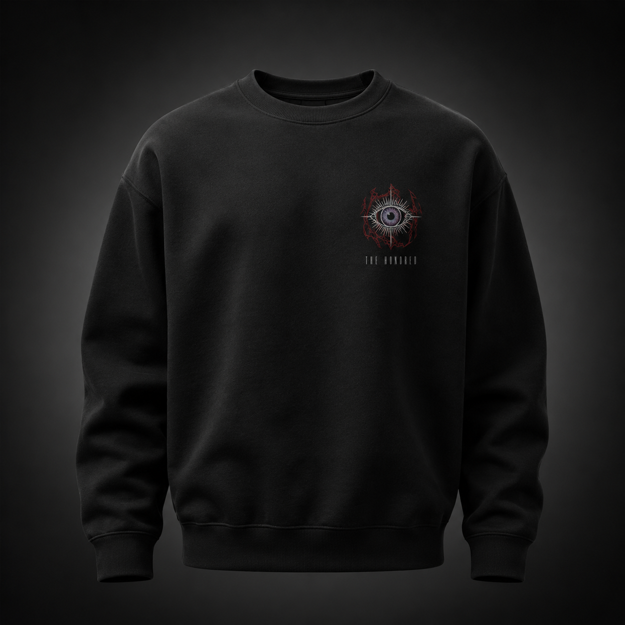 Black sweatshirt with Gojo Satoru & Sukuna Jujutsu Kaisen Honored Cursed graphic – photo 2