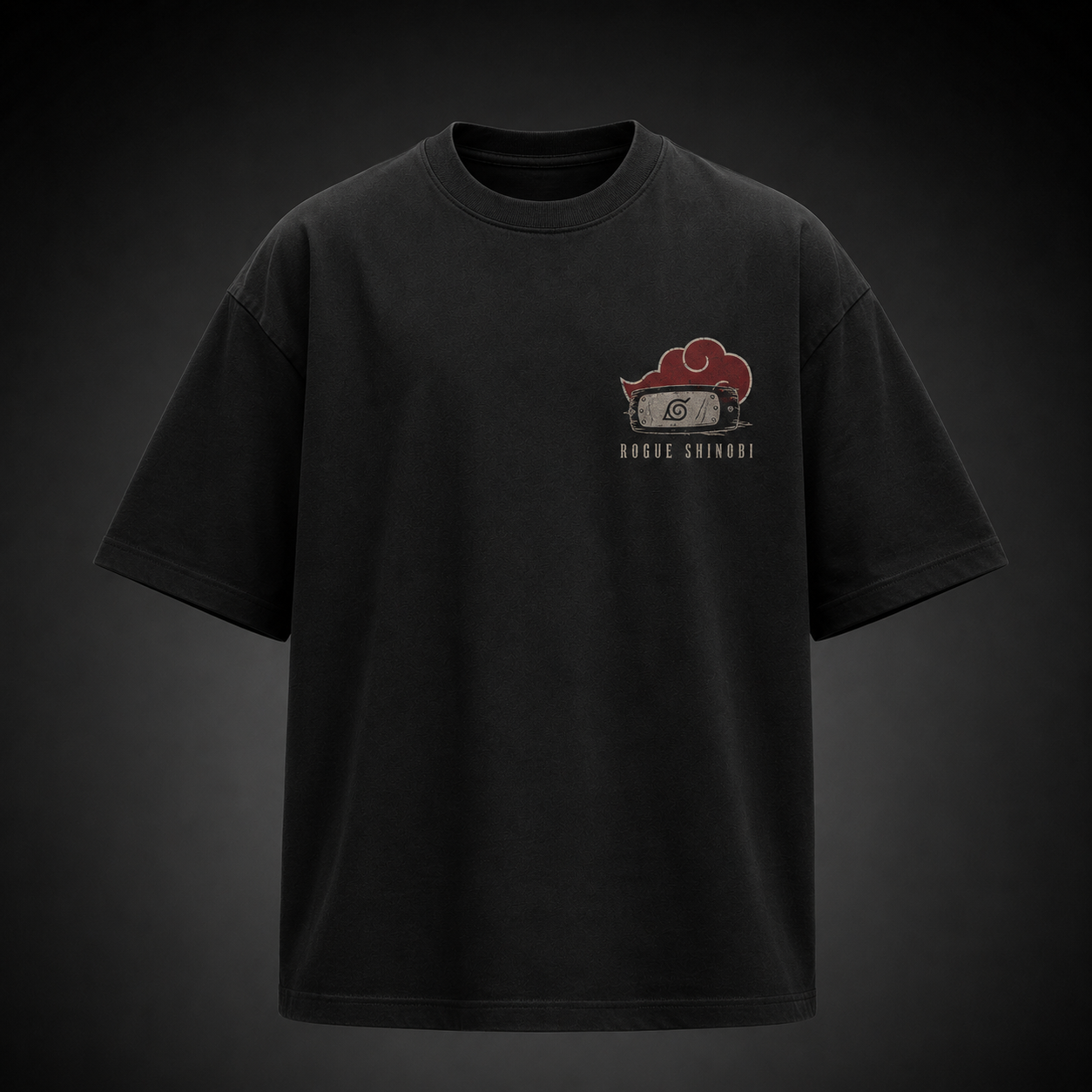 Black t-shirt with Itachi Uchiha Naruto Akatsuki Division graphic – photo 2