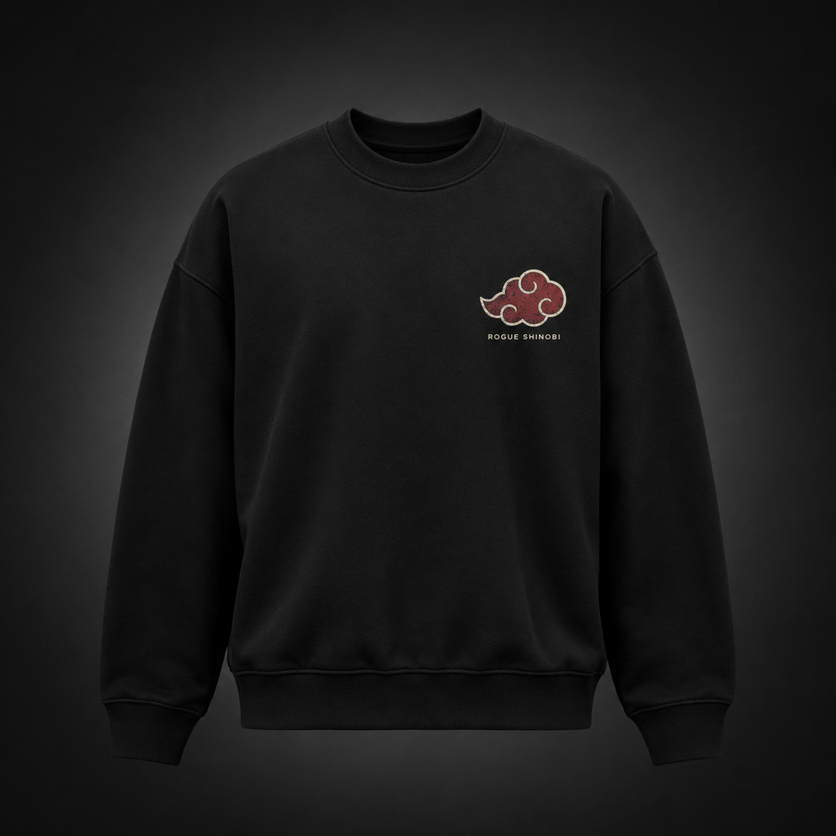 Black sweatshirt with Itachi Uchiha Naruto Akatsuki Rogue Shinobi graphic – photo 2