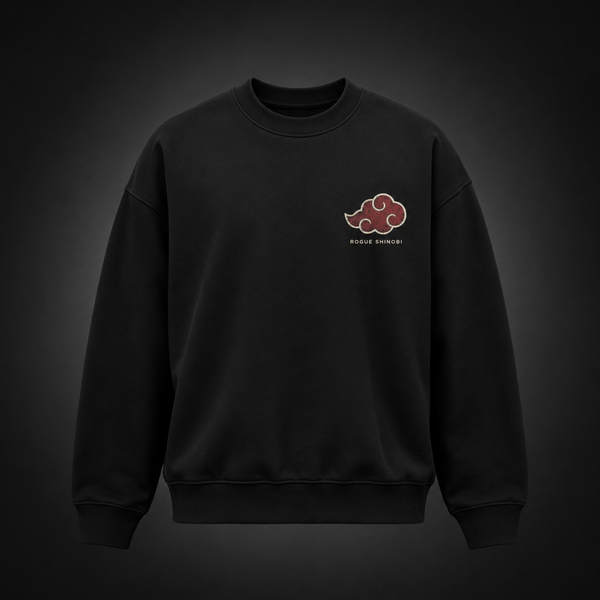 Black sweatshirt with Itachi Uchiha Naruto Akatsuki Rogue Shinobi graphic – photo 2
