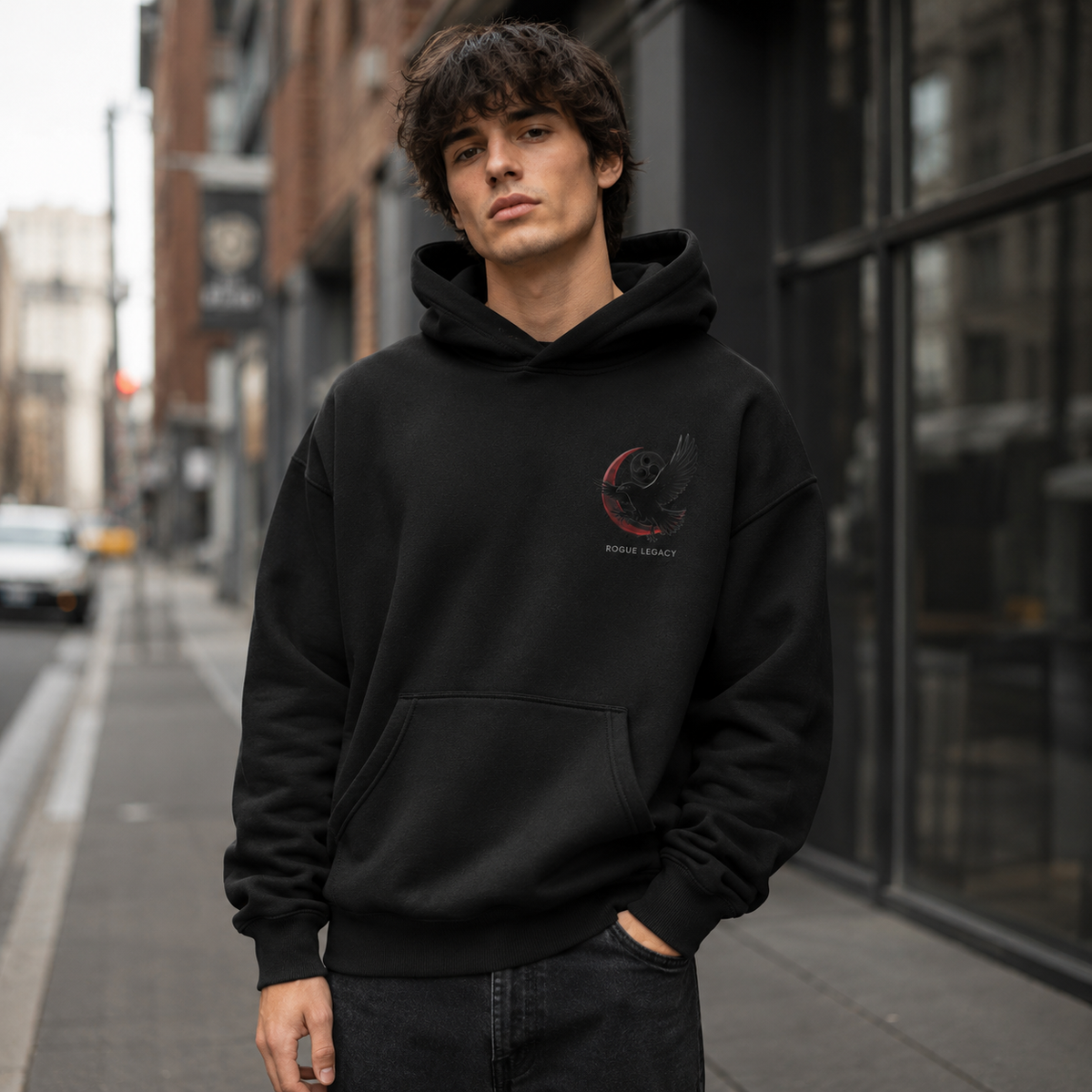 Black hoodie with Itachi Uchiha Naruto Crow Of The Night graphic – photo 4