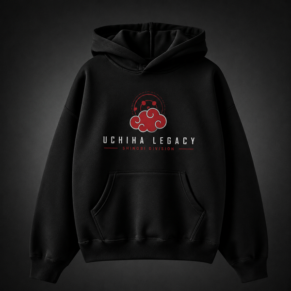 Black hoodie with Itachi Uchiha Naruto Uchiha Legacy graphic – photo 2