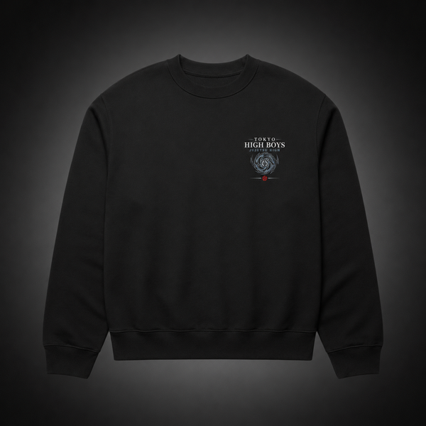 Black sweatshirt with Jujutsu Kaisen Tokyo High Boys graphic – photo 2