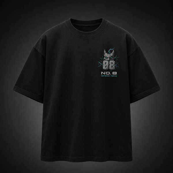 Black t-shirt with Kafka Hibino Kaiju No. 8 Kafka Hibino Split graphic – photo 2