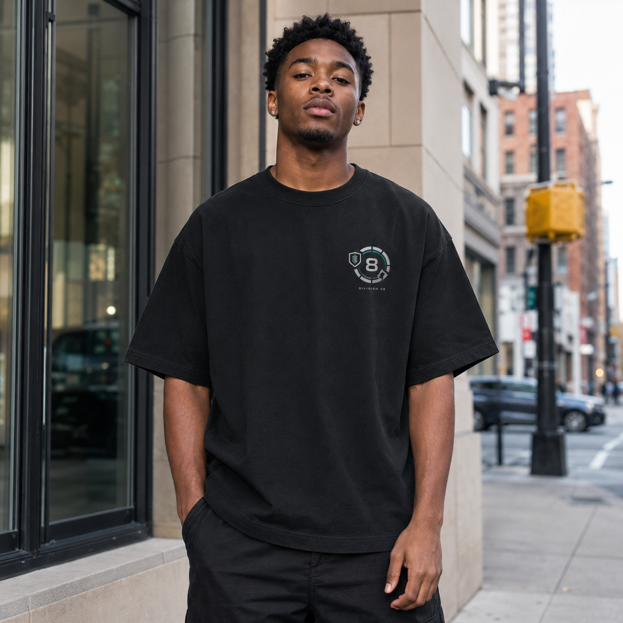 Black t-shirt with Kaiju No. 8 Monster Inside graphic – photo 4