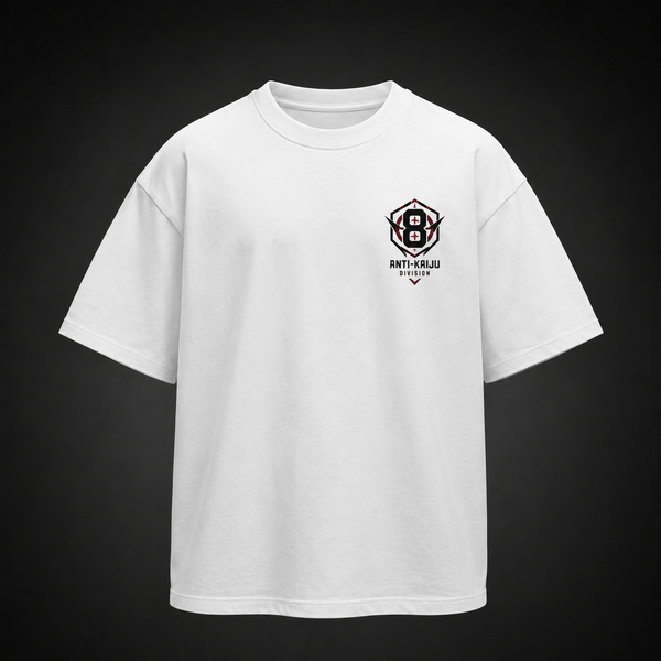 White t-shirt with Kaiju No. 8 The Monster Inside graphic – photo 2