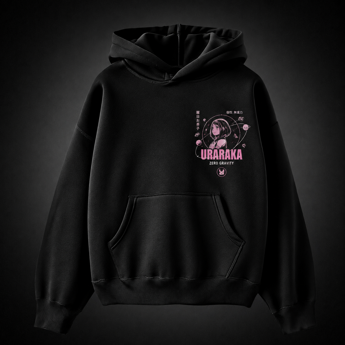 Black hoodie with Katsuki Bakugo and Izuku Midoriya My Hero Academia Plus Ultra Rivals graphic – photo 2