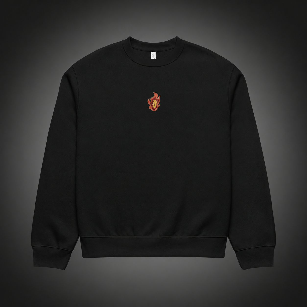 Black sweatshirt with Kyojuro Rengoku Demon Slayer Flame Hashira Portrait graphic – photo 2