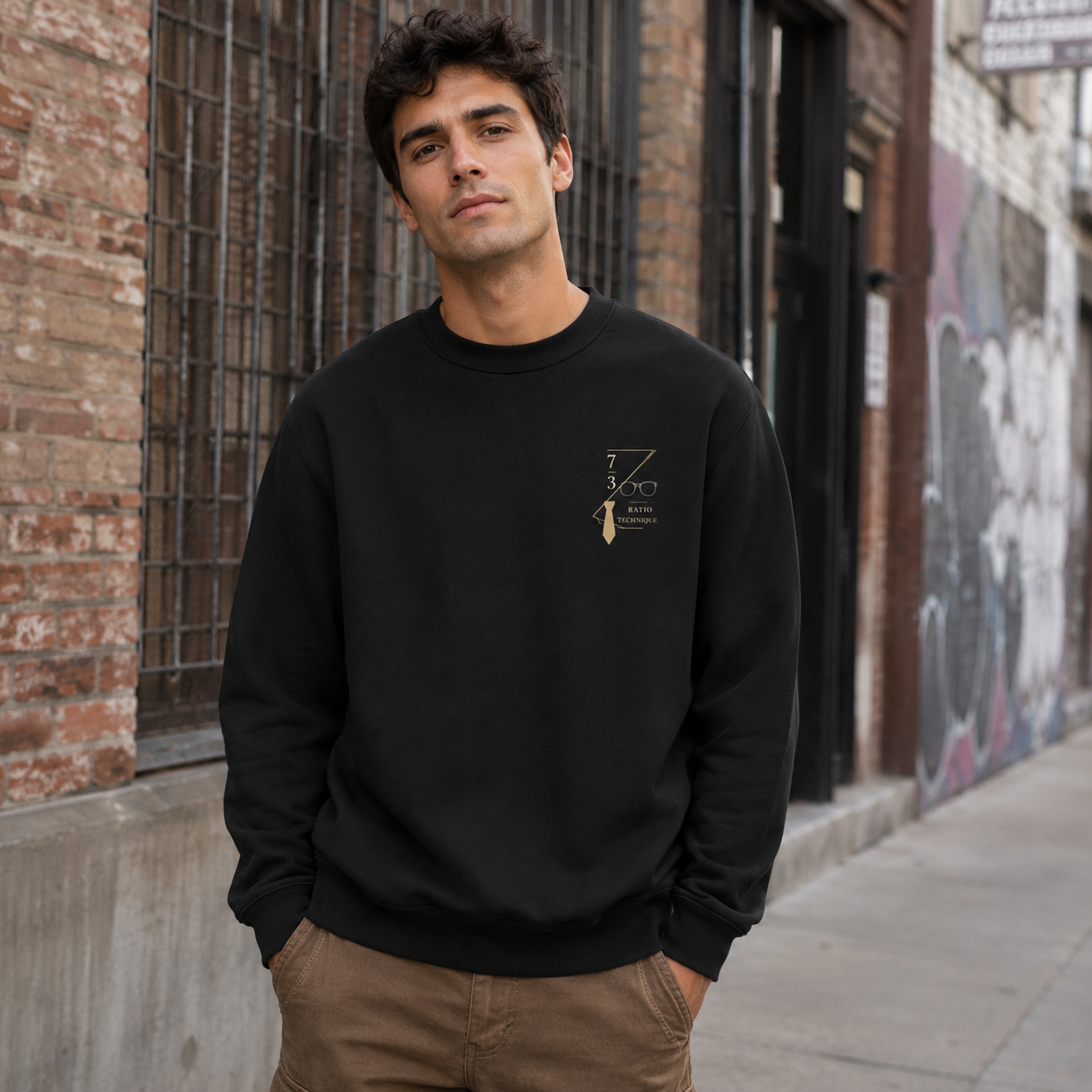 Black sweatshirt with Nanami Kento Jujutsu Kaisen Ratio Technique graphic – photo 4