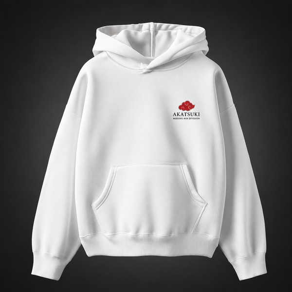 White hoodie with Naruto Shinobi Rebellion graphic – photo 2