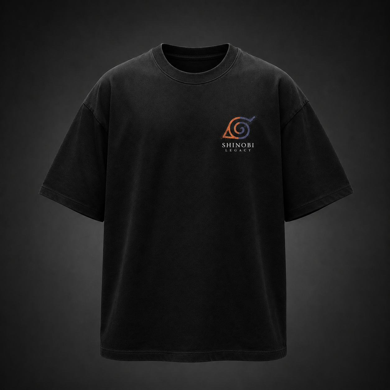 Black t-shirt with Naruto Uzumaki Naruto Fire And Shadow graphic – photo 2