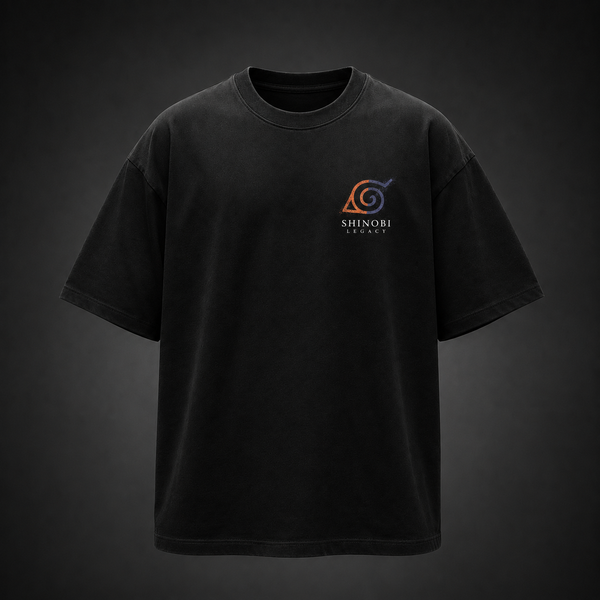Black t-shirt with Naruto Uzumaki Naruto Fire And Shadow graphic – photo 2