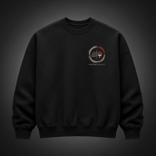 Black sweatshirt with Naruto Uzumaki & Sasuke Uchiha Naruto Valley Of Destiny graphic – photo 2
