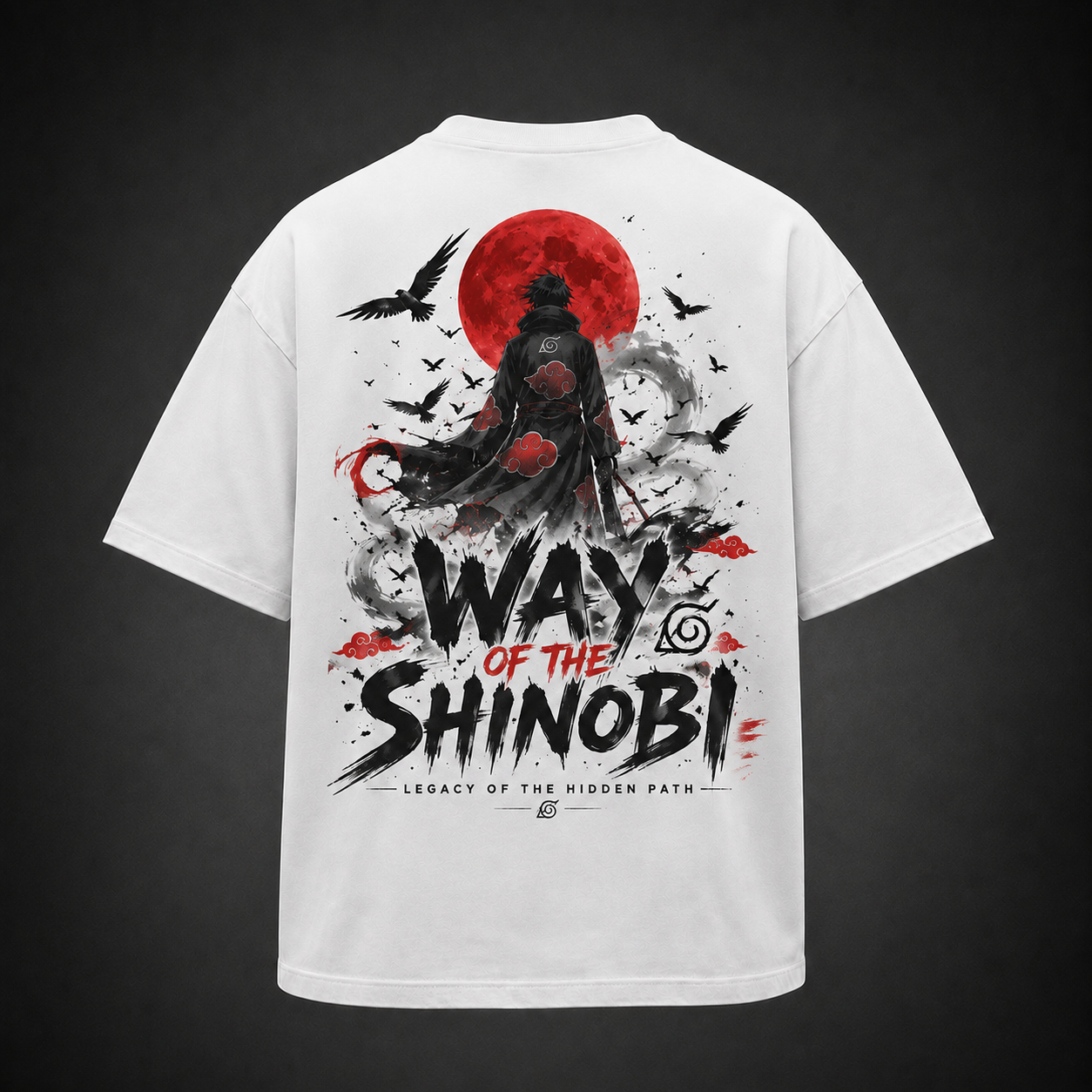 White t-shirt with Naruto Way Of The Shinobi graphic – photo 1