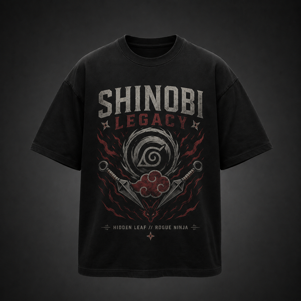 Black t-shirt with Naruto Will Of Fire graphic – photo 2