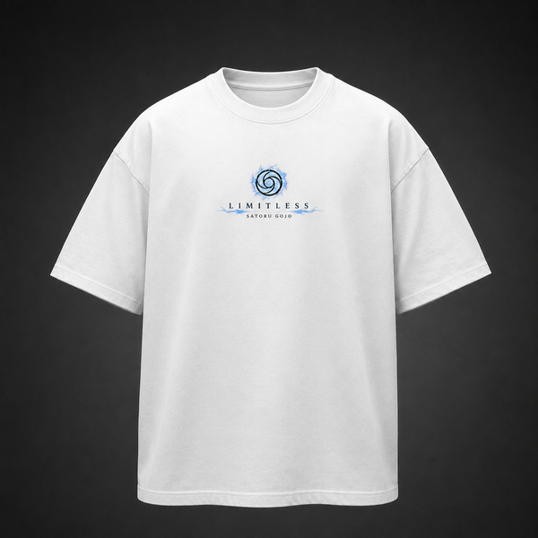 White t-shirt with Satoru Gojo Jujutsu Kaisen The Strongest Limitless graphic – photo 2