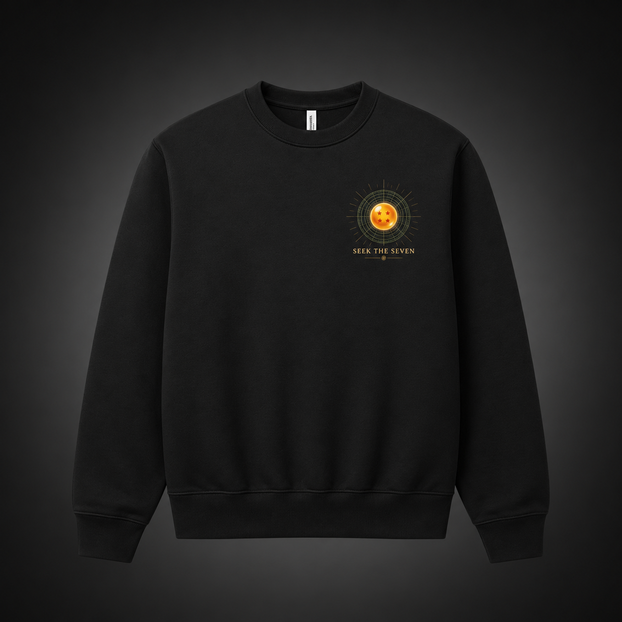 Black sweatshirt with Shenron Dragon Ball Legend Rising graphic – photo 2