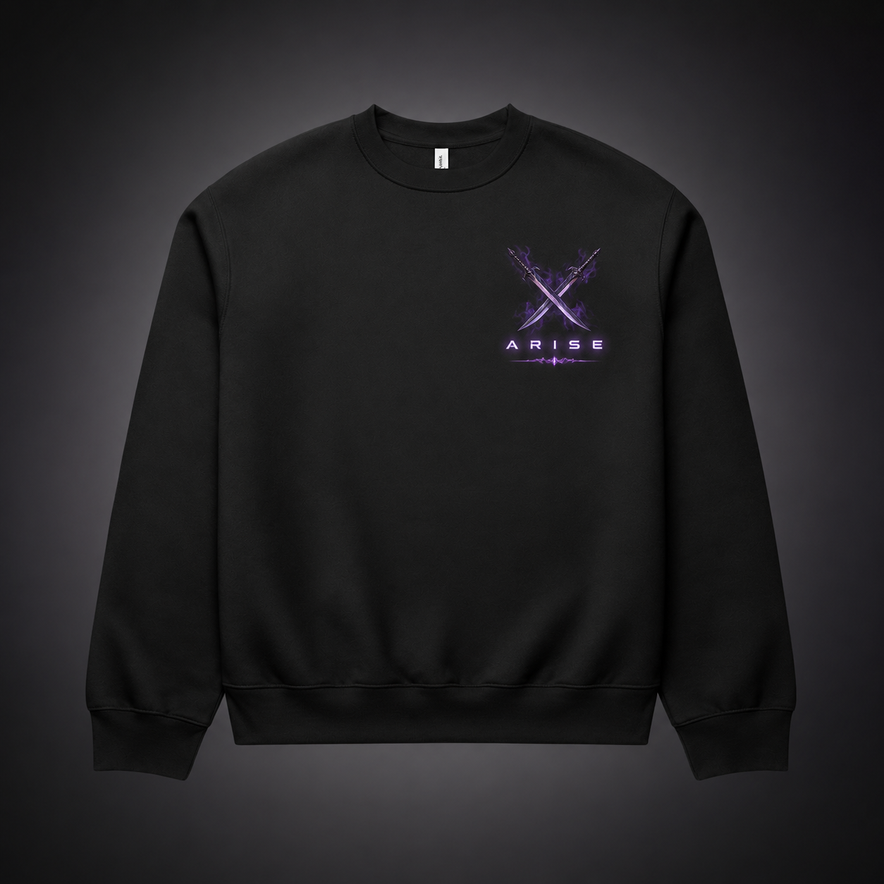 Black sweatshirt with Sung Jin-Woo Solo Leveling Arise Solo Leveling graphic – photo 2