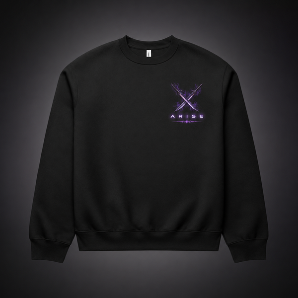 Black sweatshirt with Sung Jin-Woo Solo Leveling Arise Solo Leveling graphic – photo 2