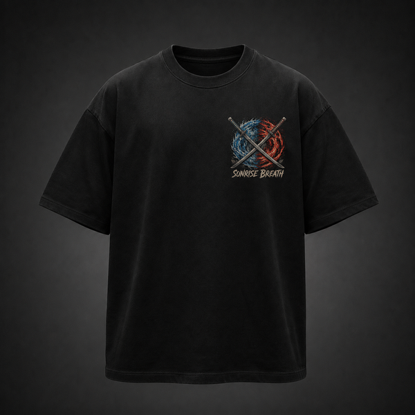 Black t-shirt with Tanjiro Kamado Demon Slayer Breath Of Resolve graphic – photo 2