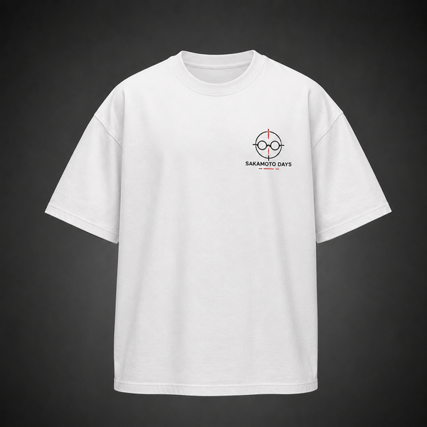 White t-shirt with Taro Sakamoto & Heisuke Mashimo Sakamoto Days Order Escape Repeat graphic – photo 2