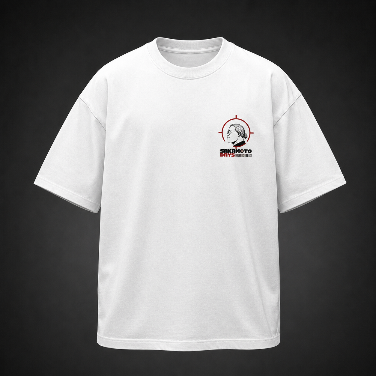 White t-shirt with Taro Sakamoto & Shin Asakura Sakamoto Days The Order graphic – photo 2