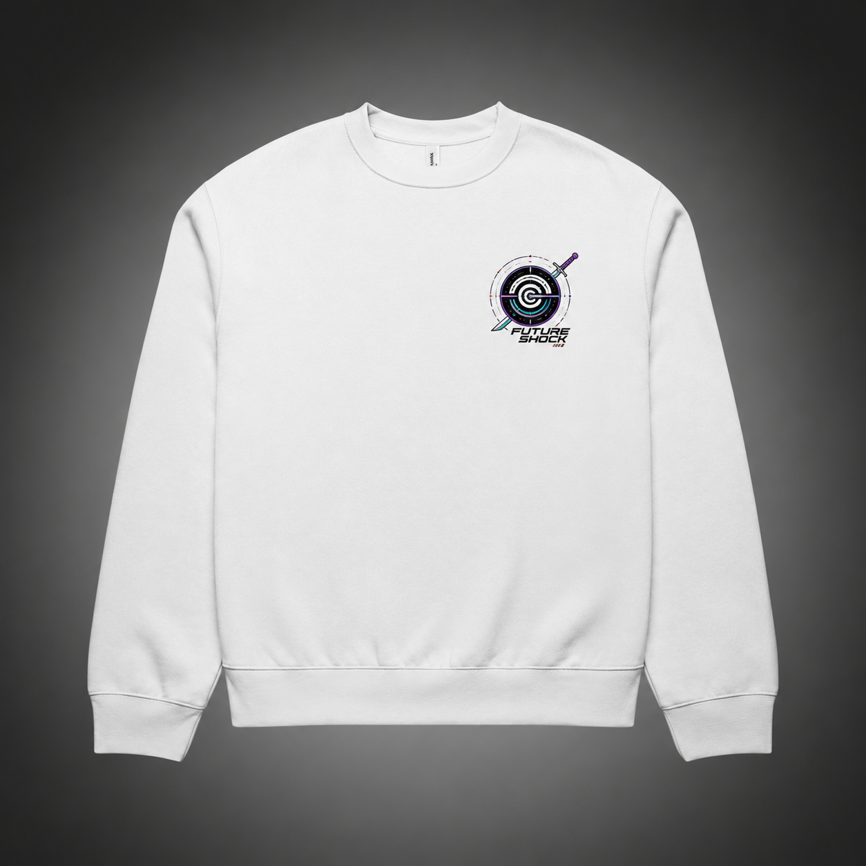 White sweatshirt with Trunks Dragon Ball Future Shock graphic – photo 2