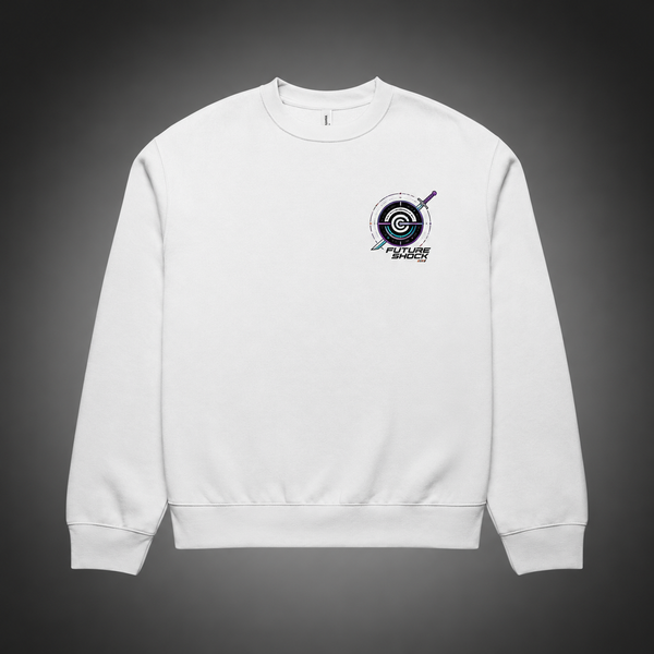 White sweatshirt with Trunks Dragon Ball Future Shock graphic – photo 2